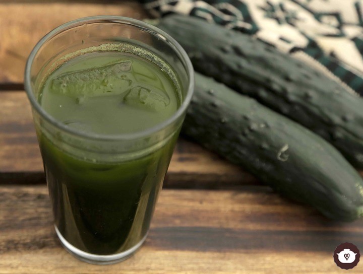 Agua fresca de toronja con espinaca