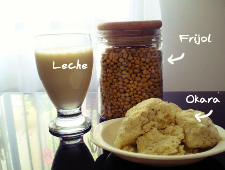 Leche de Soya y Okara