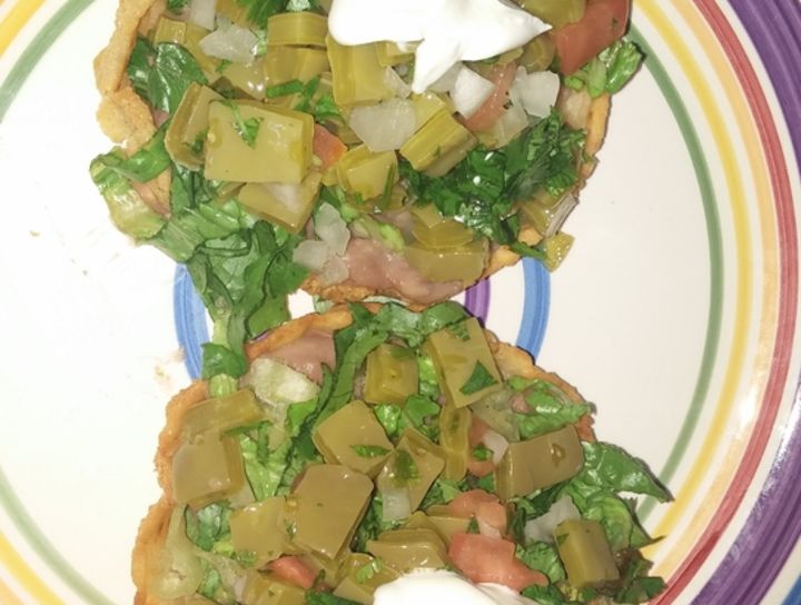 Sopes de nopales