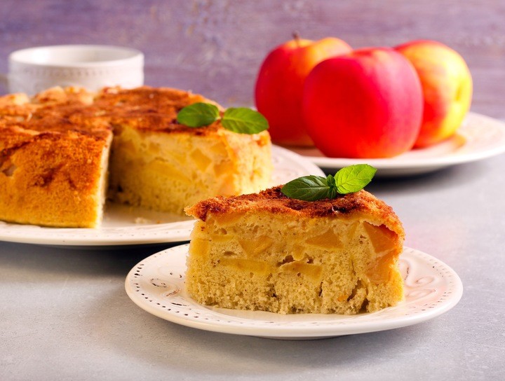 Panqué de manzana con canela