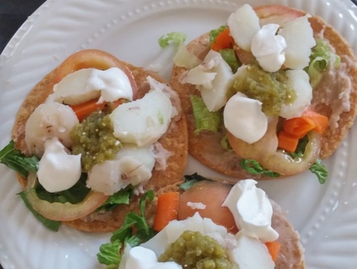 Tostadas de verduras
