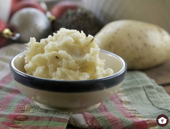 Puré de papa con romero