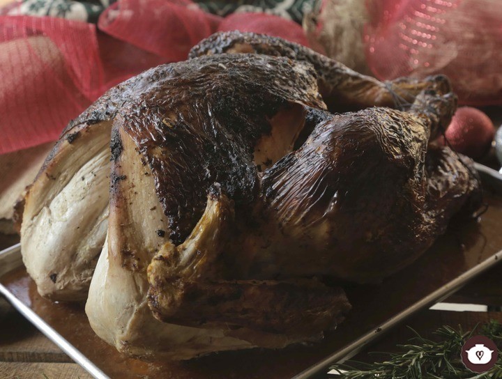 Pavo de Navidad al limón y pimienta