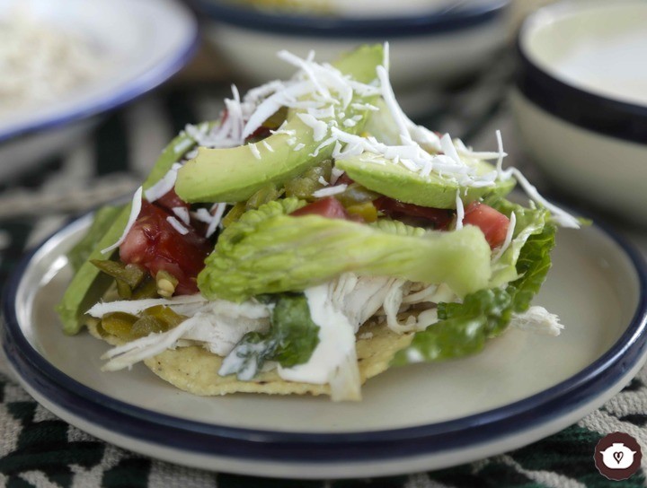 Tostadas de pavo