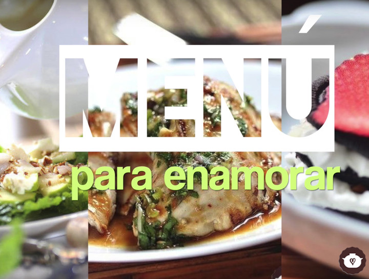 Menú para enamorar
