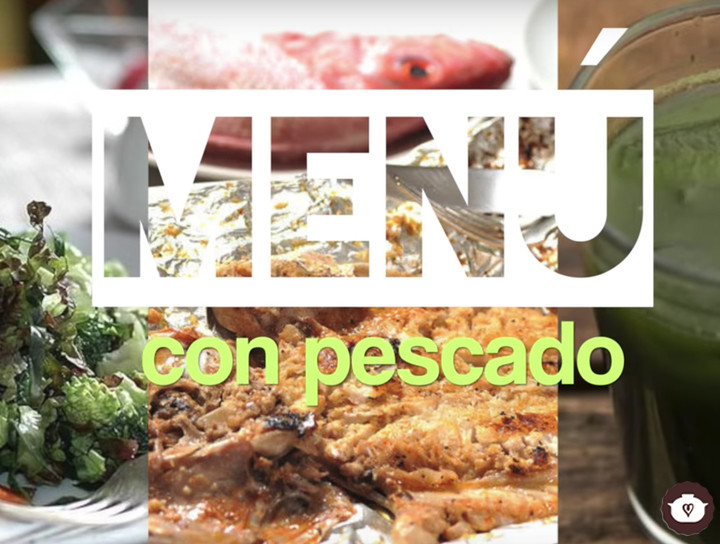 Menú sencillo con pescado