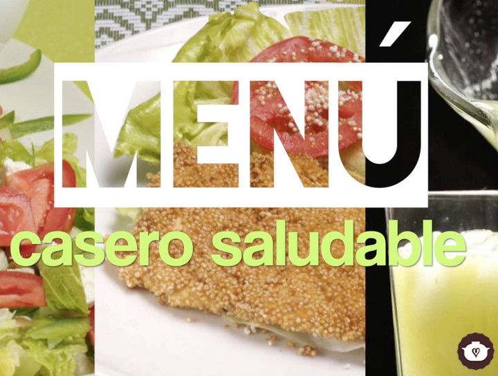 Menú casero saludable