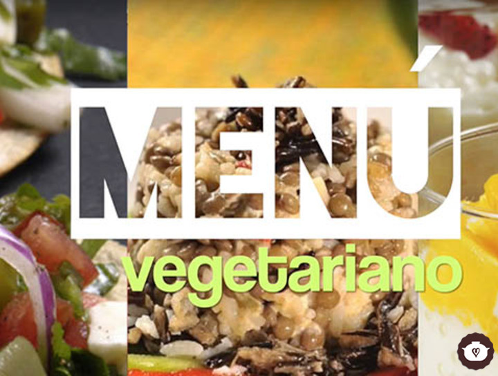 Menú vegetariano