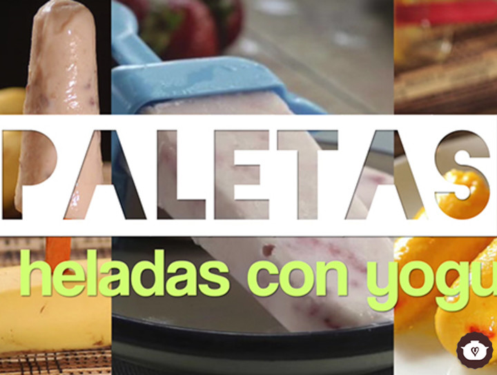 Recetas de paletas heladas con yogur