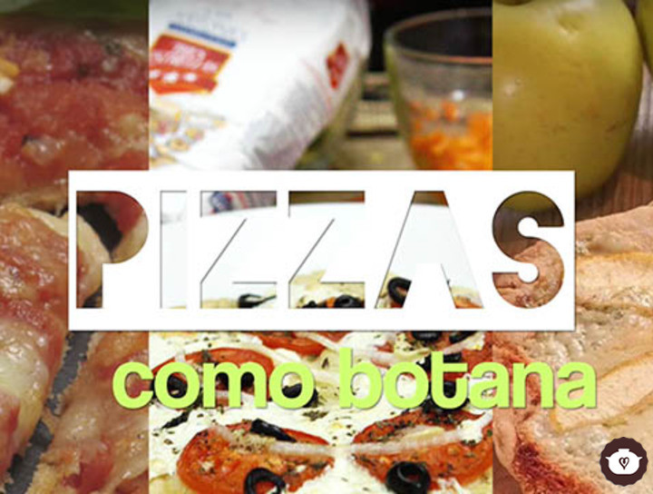 Pizzas como botana