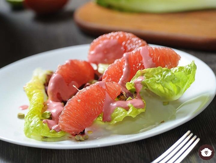 Ensalada de toronja con betabel