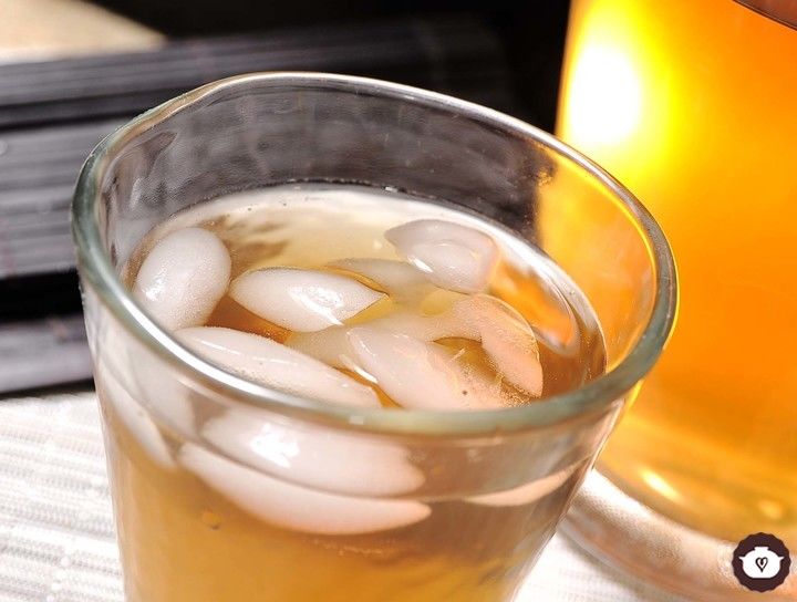 Agua de vainilla con jengibre