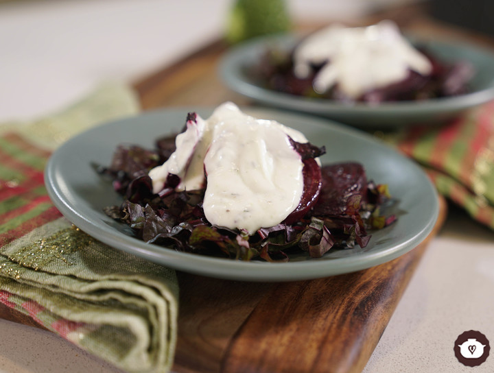 Receta Betabeles Rostizados Con Salsa De Yogur Y Menta Cyc