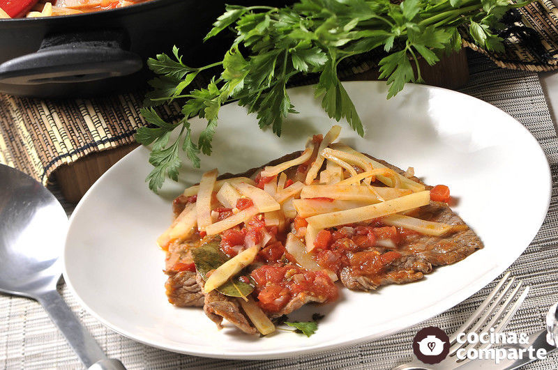 Ala Receta Bistec Mexicana Ala Receta Bistec Mexicana