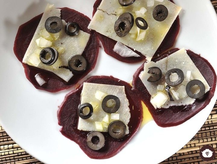 Carpaccio de betabel