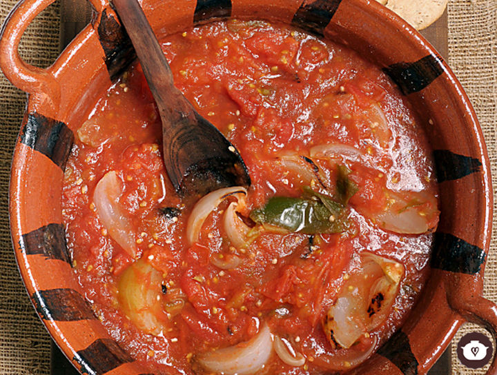 Salsa picante al asador