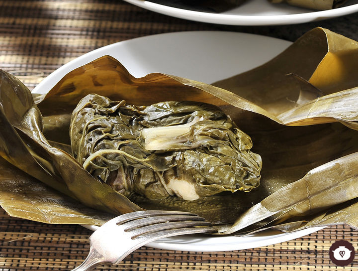 Tamales ligeros de acelga