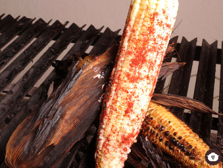 Elotes asados