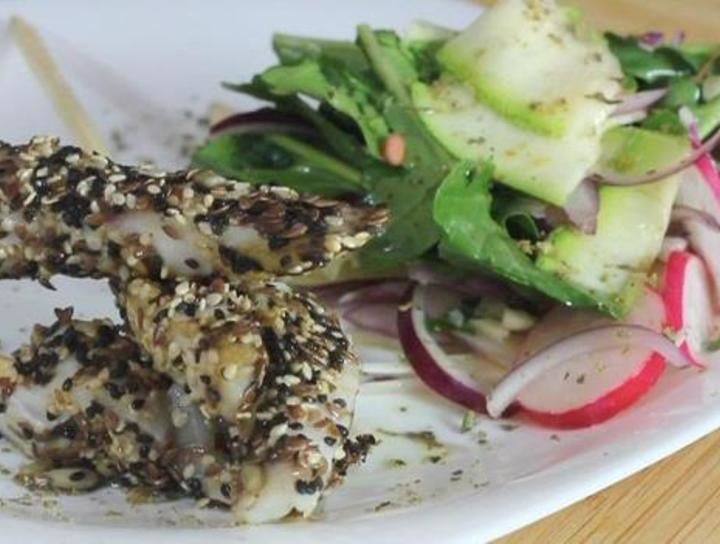 Kebab de pescado