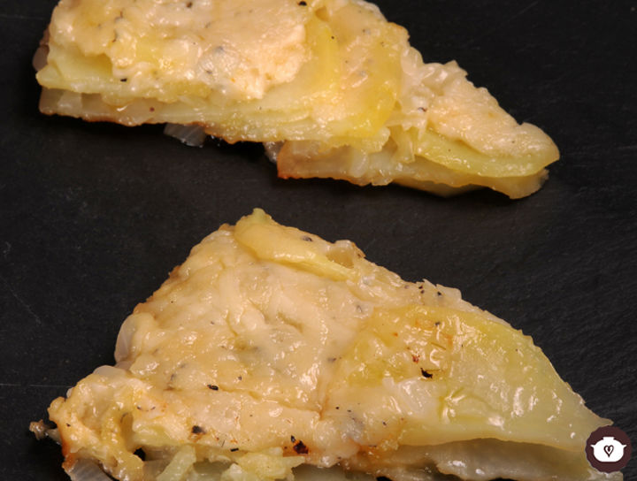 Torta de papa con queso