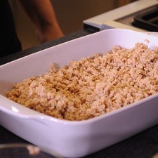 Colocar en una ensaladera la soya.