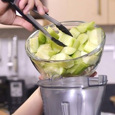 Colocar los trozos de pepino