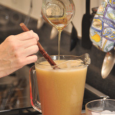 Endulzar con miel de agave.