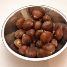 Ingredientes para receta 1 kilogramo de castañas