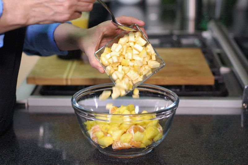 Receta Postre frío de piña con mandarina | CyC