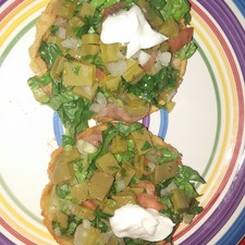 Sopes muy ricos para el desayuno o cena.