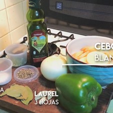 Ten listos todos los ingredientes