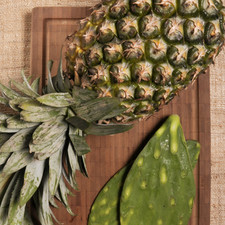 1 piña 2 pencas de nopal