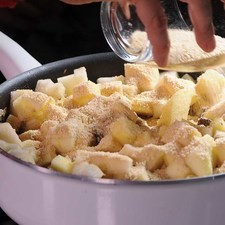 Añadir la manzana.